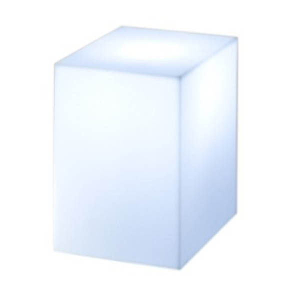 Cube lumineux 45 cm blanc