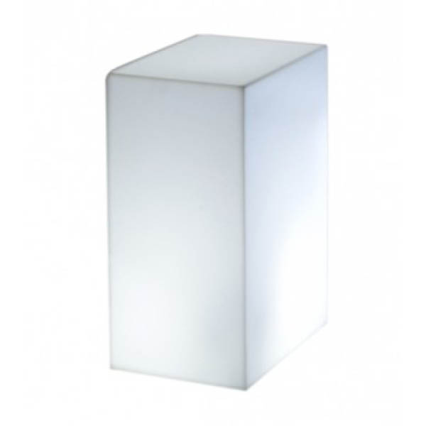 Cube lumineux 65 cm blanc
