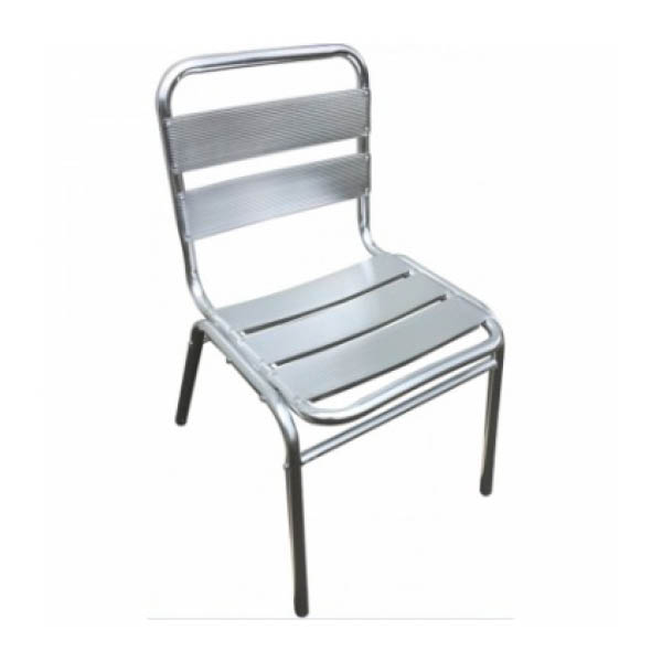 Chaise cadix gris métal