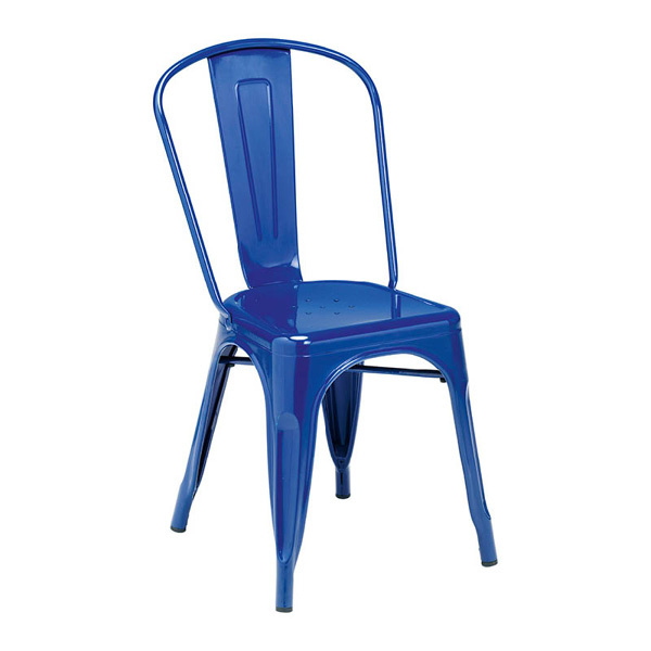 Chaise factory bleu