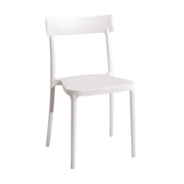 Chaise plurima blanc