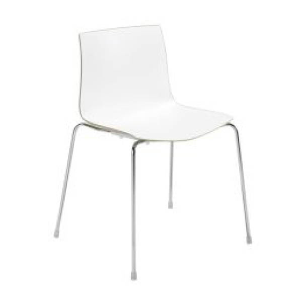 Chaise catifa blanc / sable