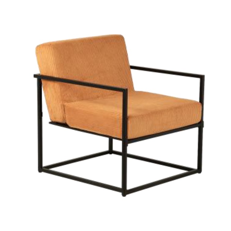 Fauteuil Paulo rouille