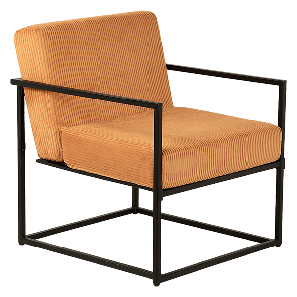 Fauteuil Paulo rouille
