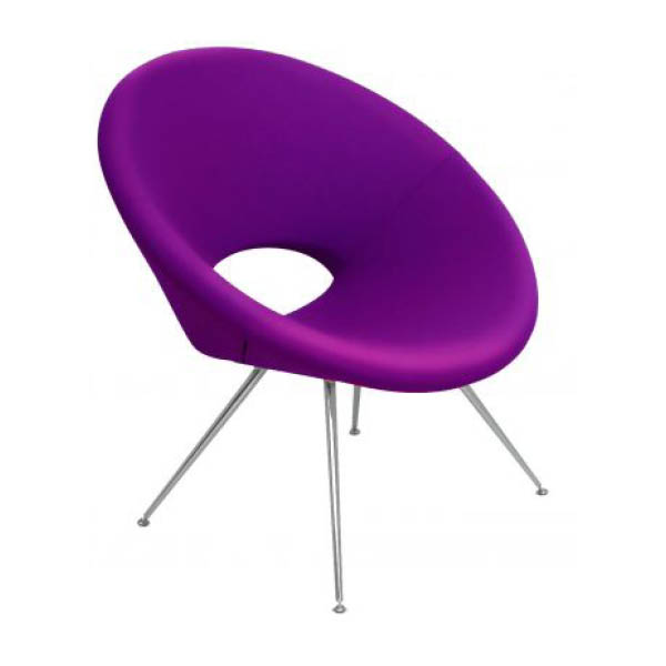 Fauteuil gambetta violet 1 place