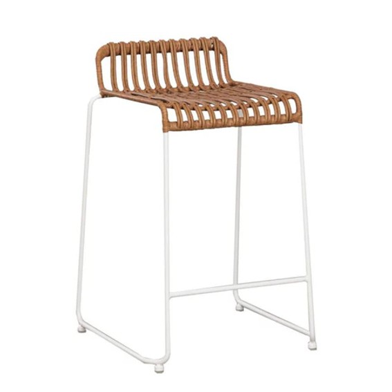 Tabouret Rotin by K blanc