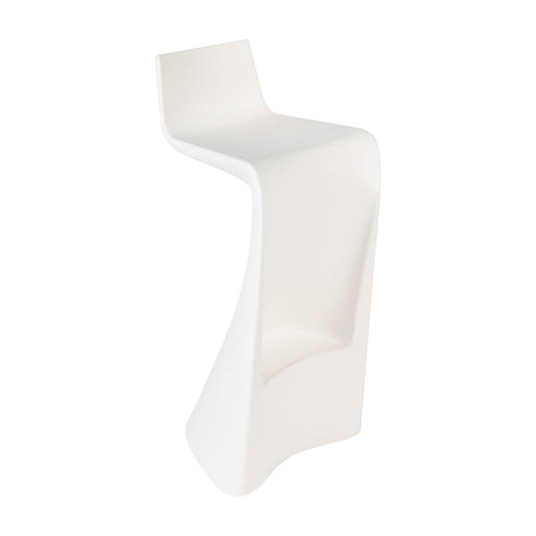 Tabouret wing blanc