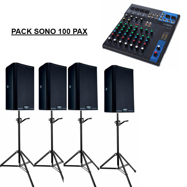Pack sonorisation 100 pax