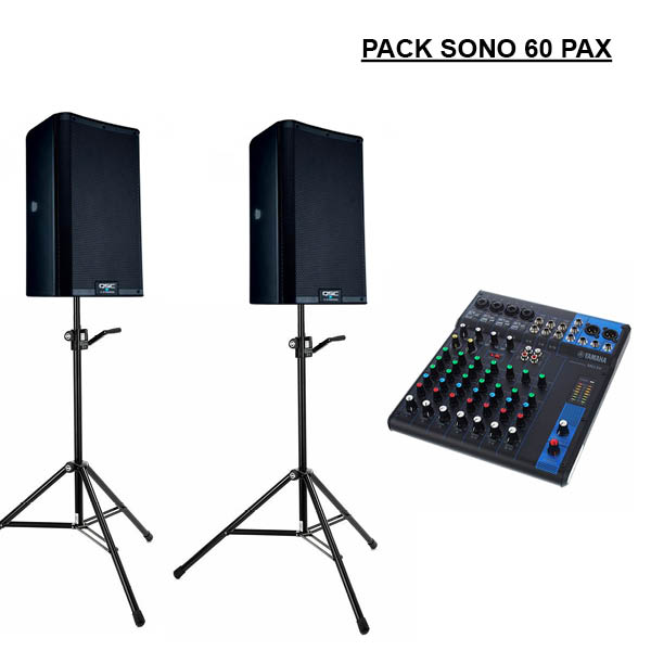 Pack sonorisation 60 pax