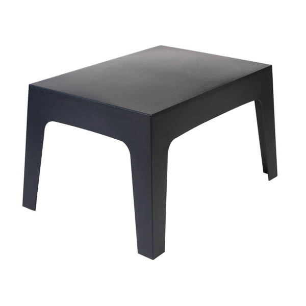 Table sunny h43 - 50x70 plateau noir