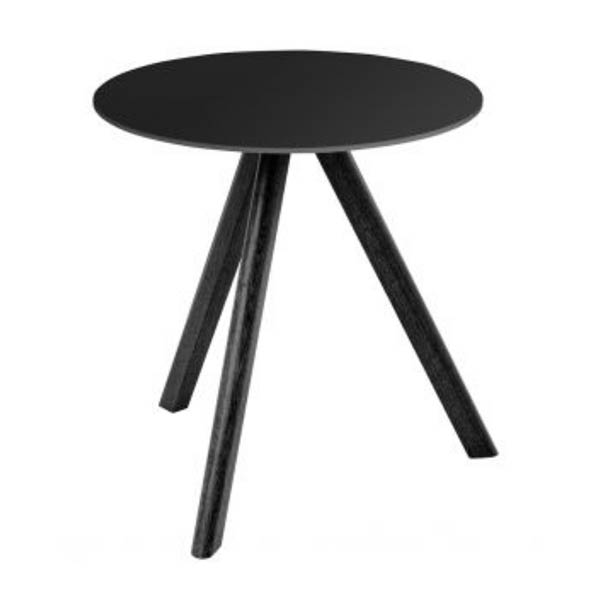 Table amagni 50 noir - ø60 plateau noir