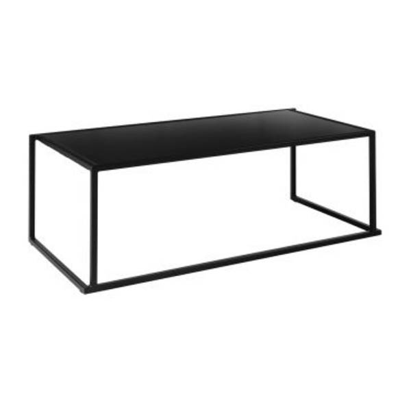 Table quadrum 40 noir - 120x60 plateau noir