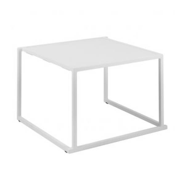 Table quadrum 40 - 60x60 plateau blanc