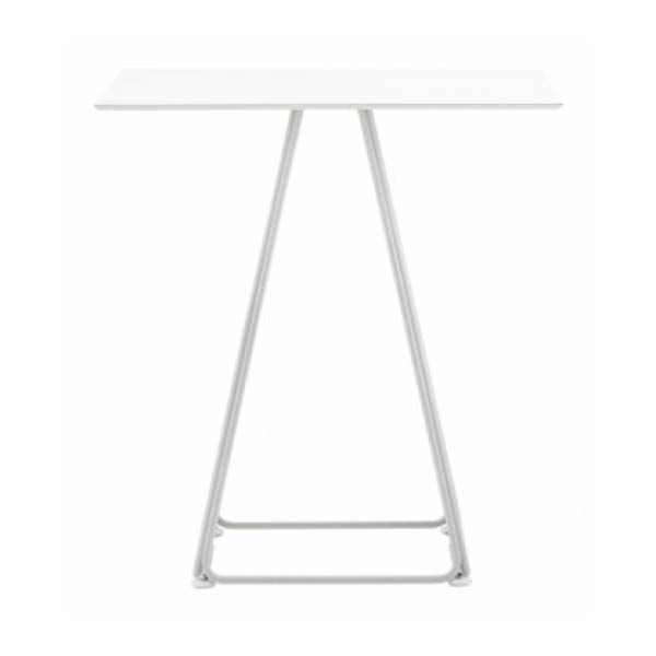Table lunar 105 blanc - 69x69 blanc