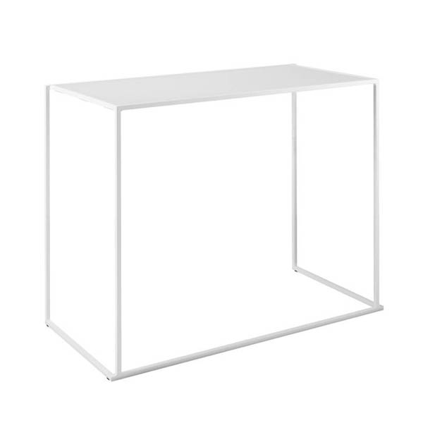 Table quadrum 110 blanc - 120x60 plateau blanc