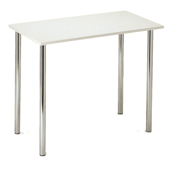 Table Haut Berkampf H95 - 120x60 plateau blanc