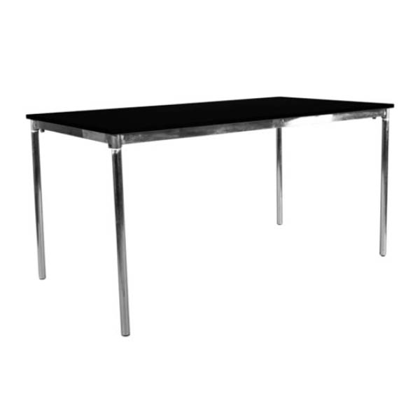 Table coworking XL h70 - 150x80 plateau noir