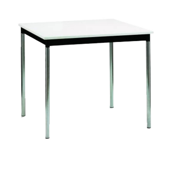 Table medola 70 - 60x60 plateau blanc