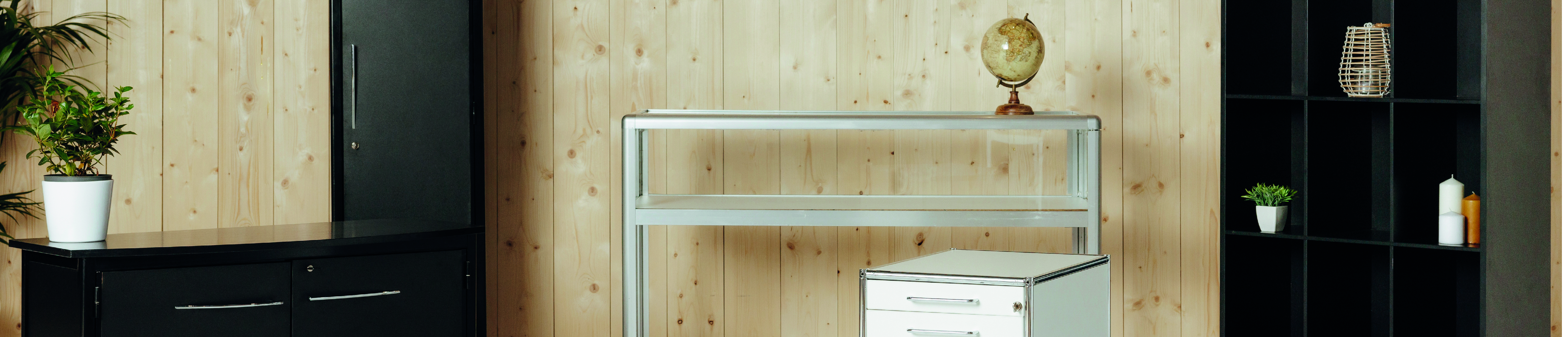 Rangements et vitrines